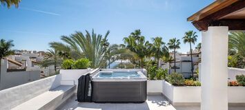 Ático dúplex de lujo frente al mar en venta